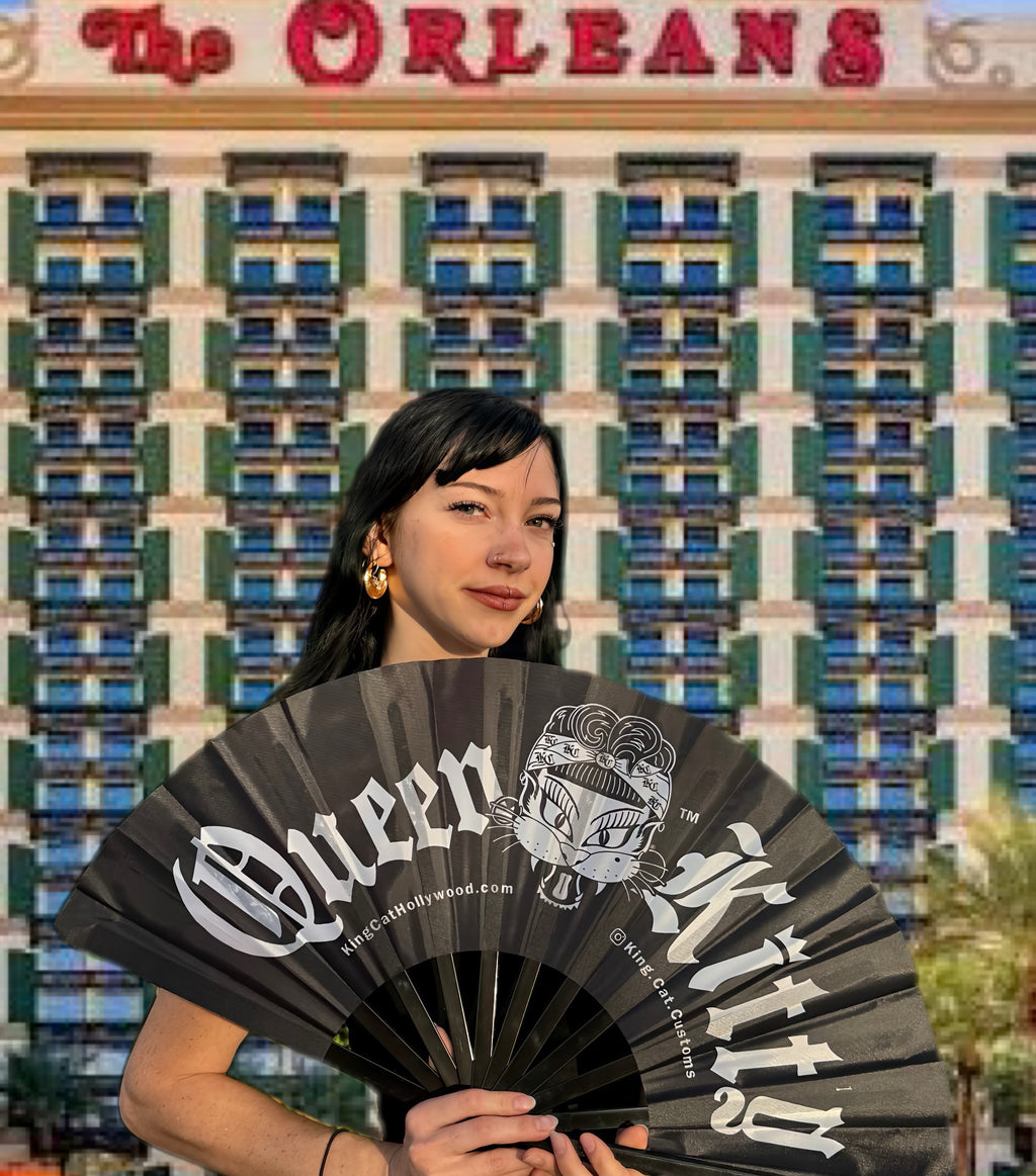 Queen Kitty Custom Limited Edition Hand Fan
