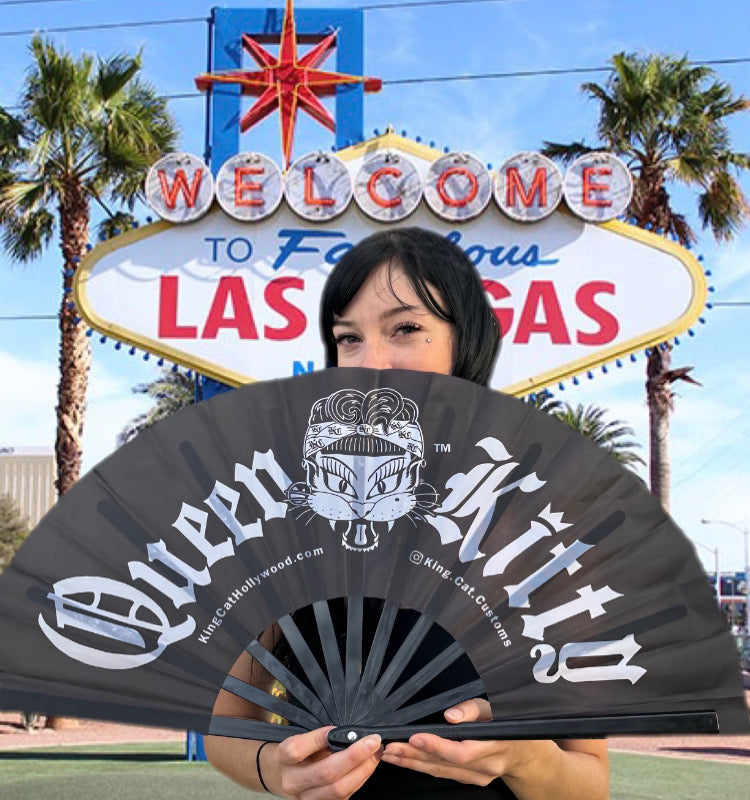 Queen Kitty Custom Limited Edition Hand Fan